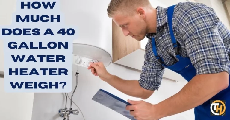 How Much Does A 40 Gallon Water Heater Weigh?